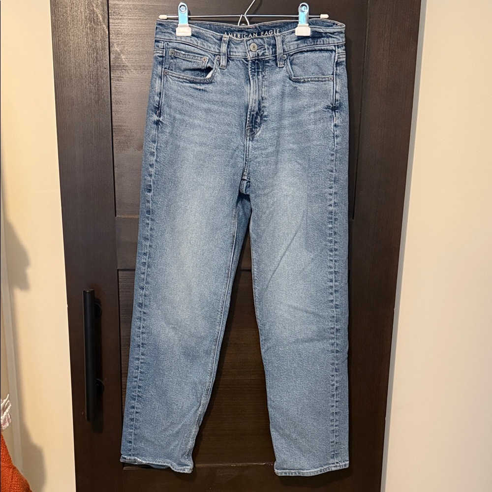 American Eagle Outfitters Women's Denim Straight Leg Jeans